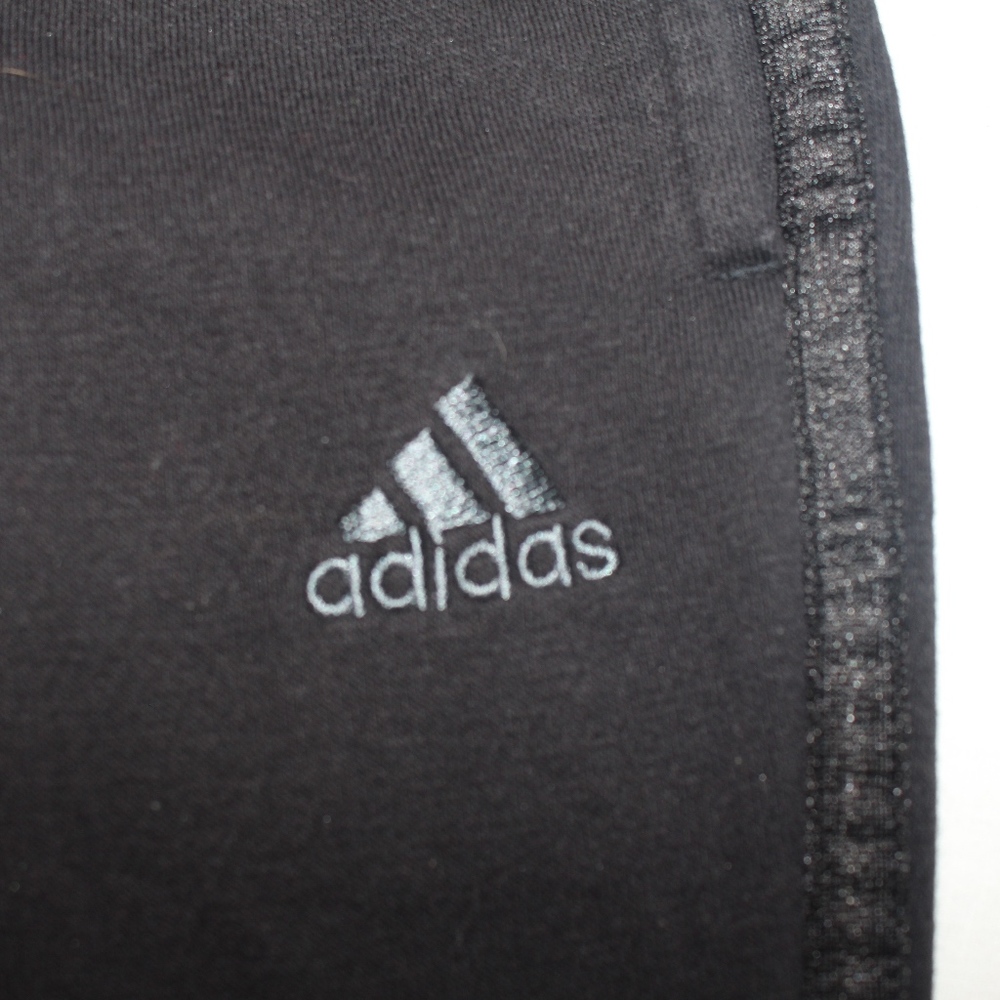 Adidas Black Sweat Pants,  3 Stripes down side